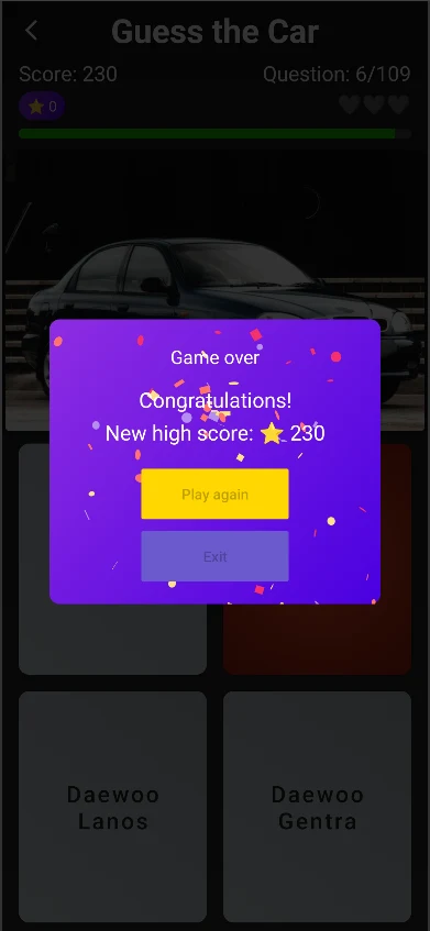Guess auto screenshot